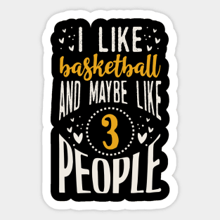 Basketball Sticker